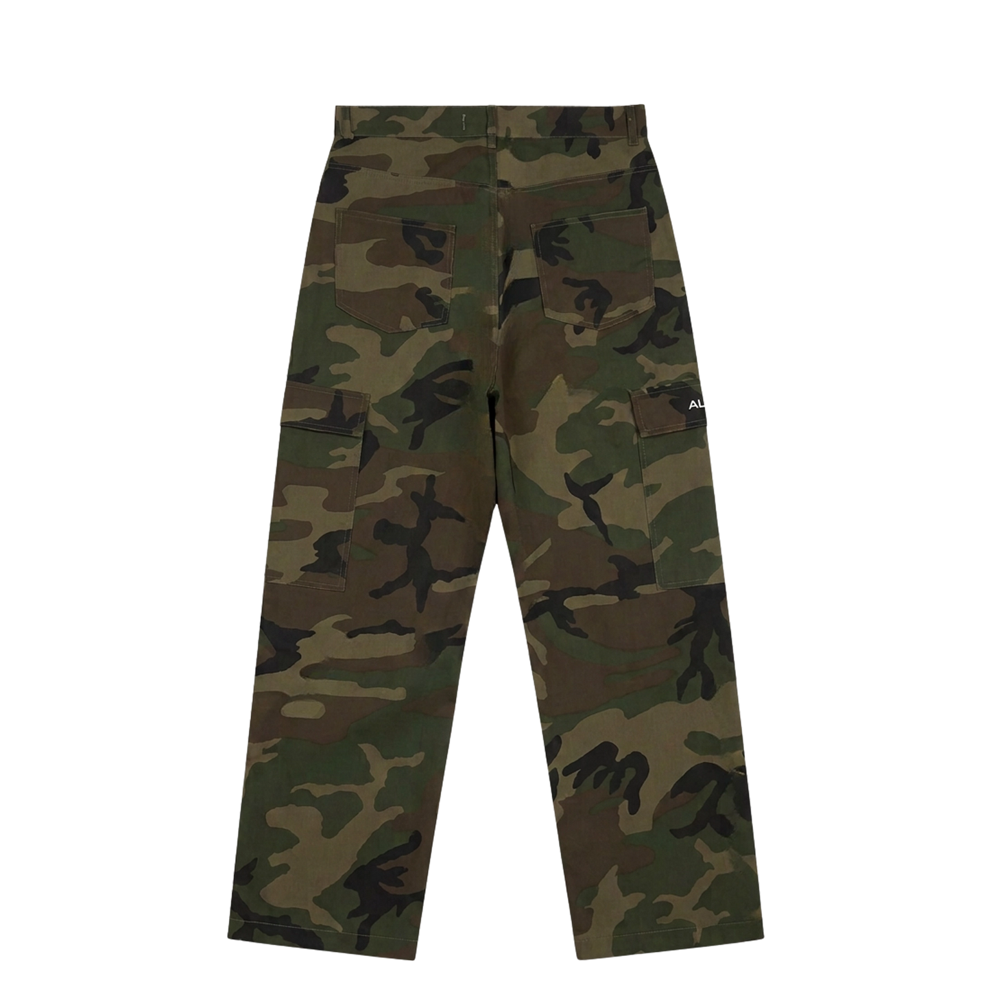 Relaxed Fit Cargo Pants - Woodland Camo