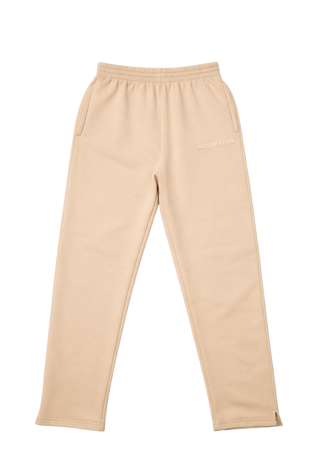 Sweatpants: Straight Fit With Split