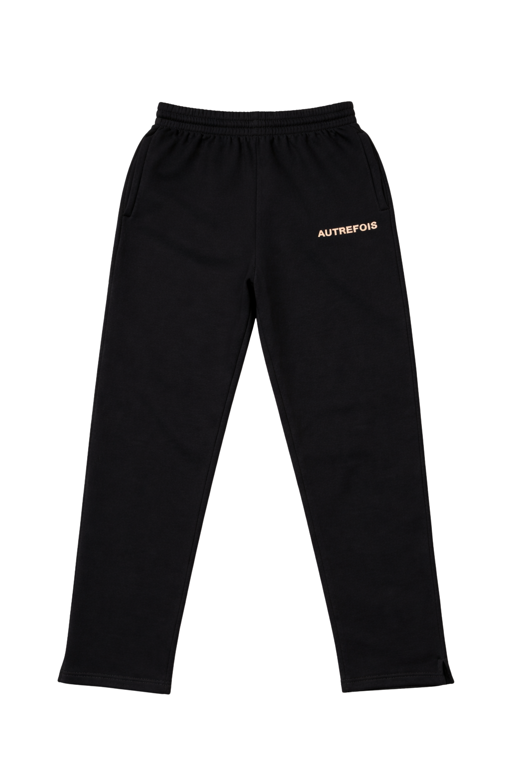 Sweatpants: Straight Fit Wiith Split