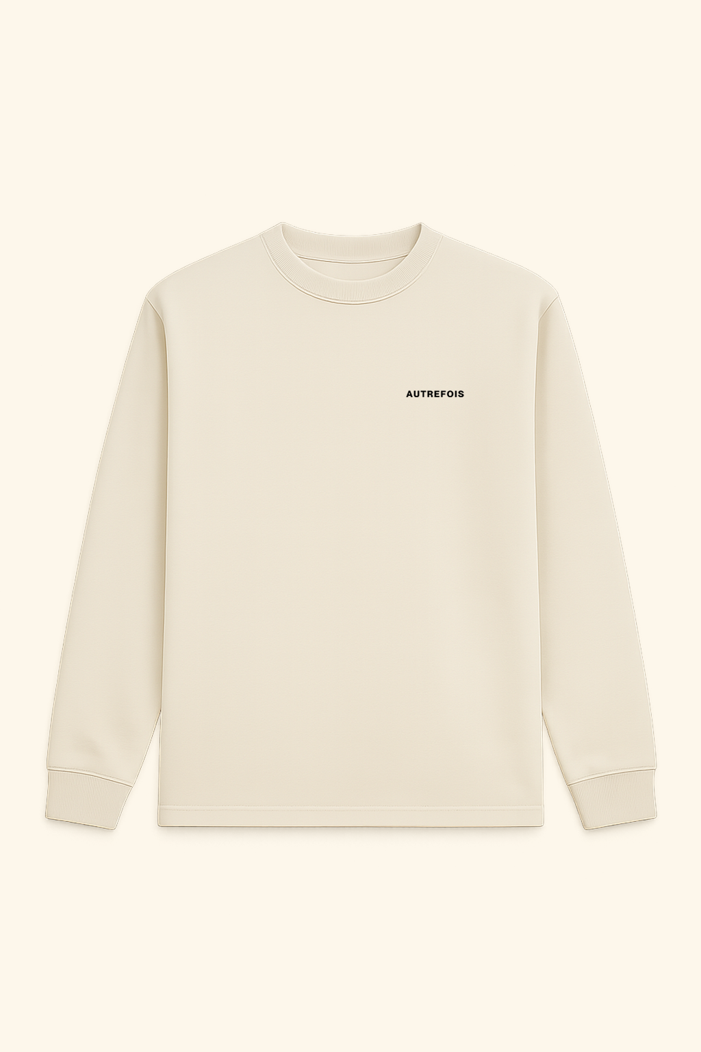Autrefois - Oversized longsleeve in Black.