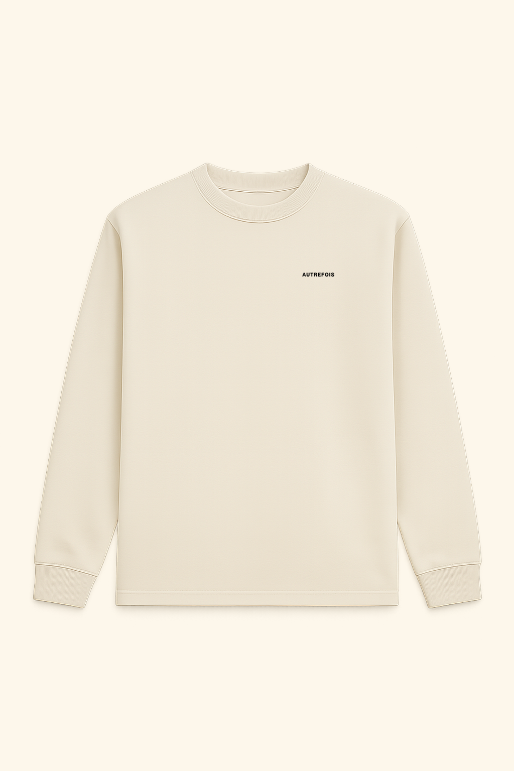 Autrefois - Oversized longsleeve in Off white.