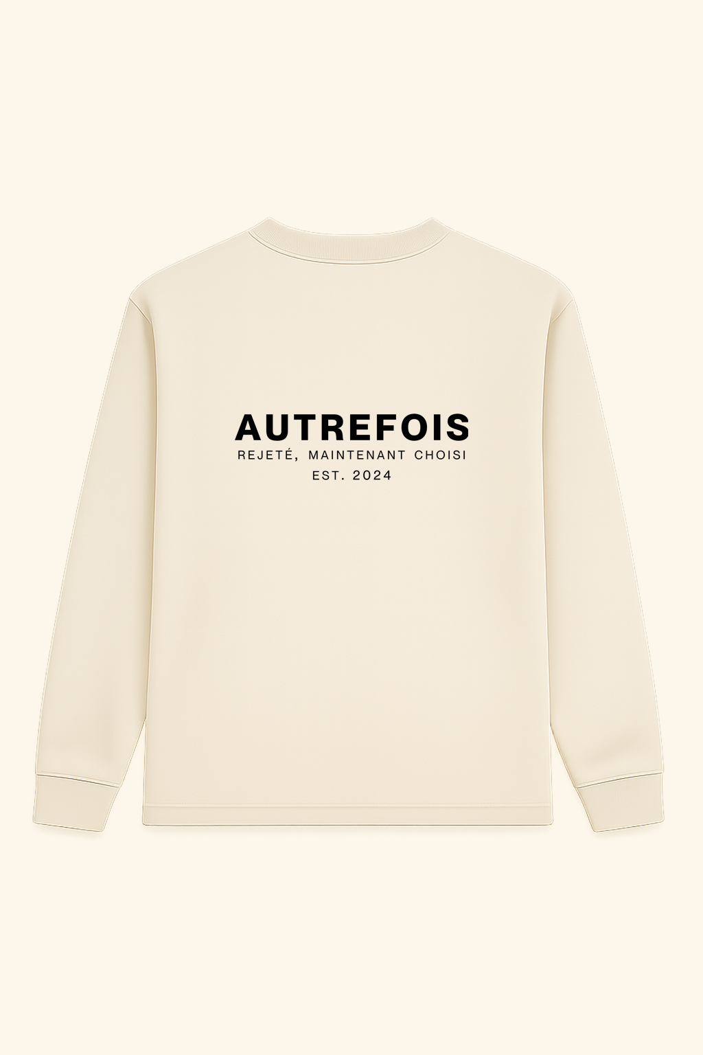 Autrefois - Oversized longsleeve in Off white0