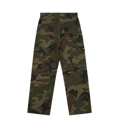 Relaxed Fit Cargo Pants - Woodland Camo
