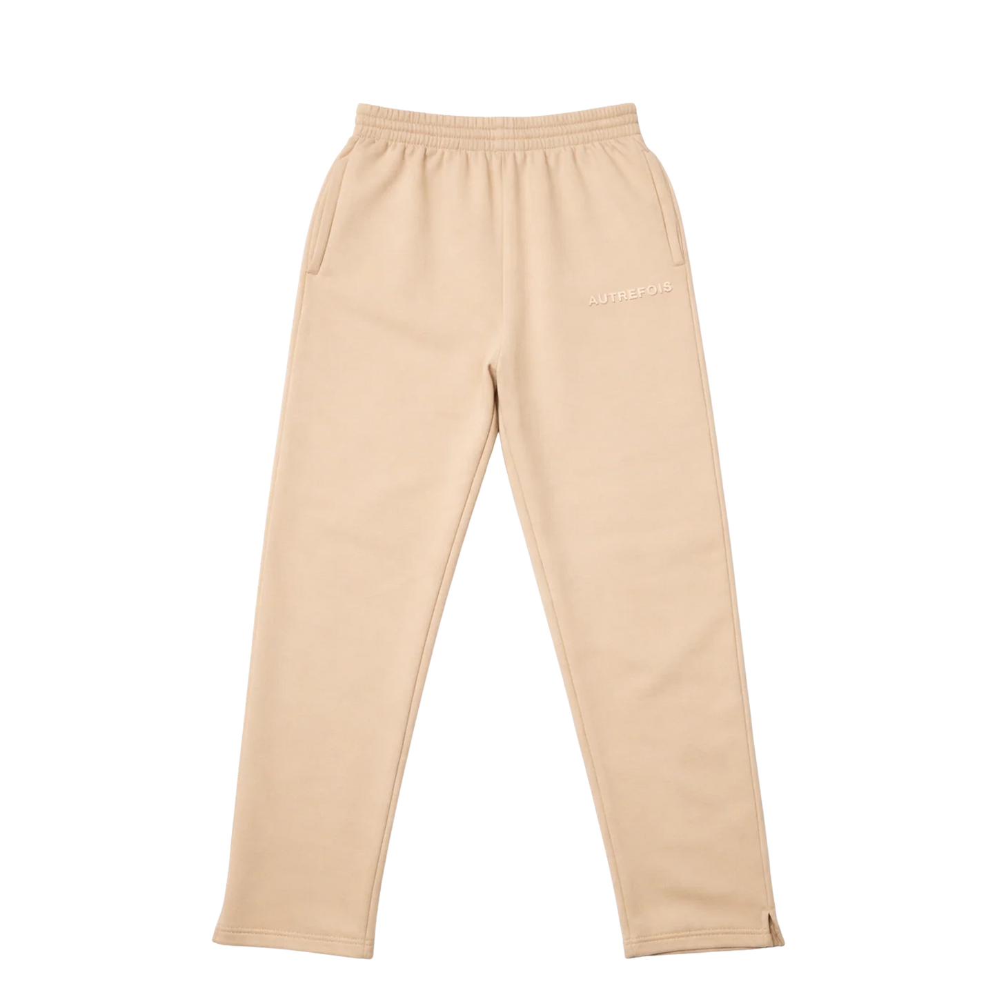 Sweatpants: Straight Fit With Split