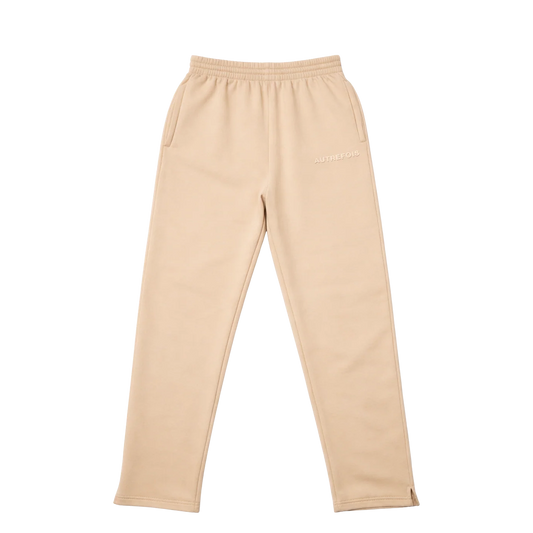 Sweatpants: Straight Fit With Split