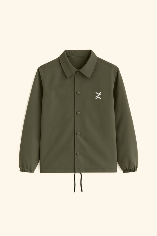 Autrefois - Coach Jacket Army Green