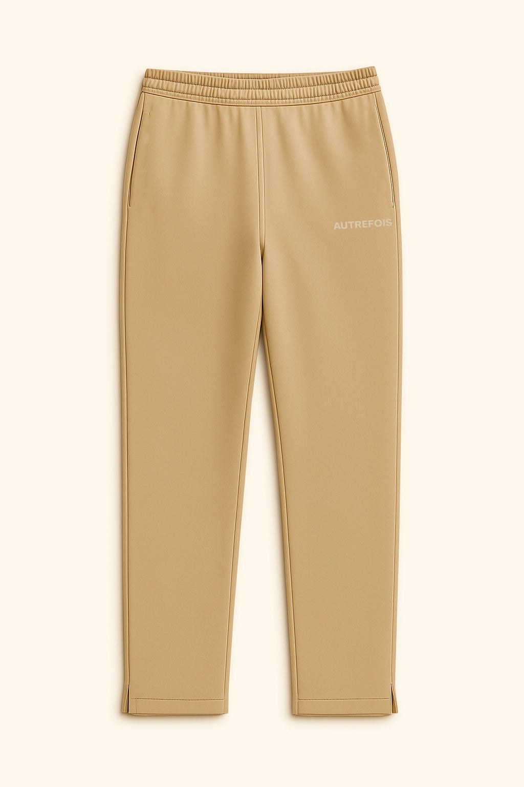 Autrefois - Straight Fit Jogger in Beige