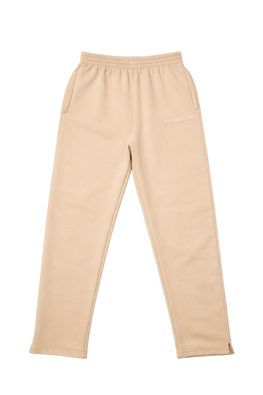 Sweatpants: Straight Fit With Split