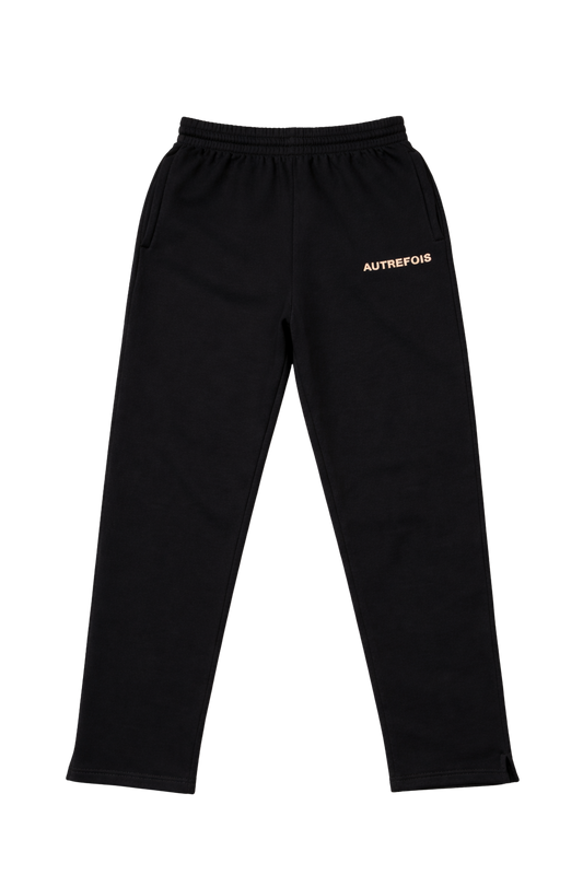 Sweatpants: Straight Fit Wiith Split