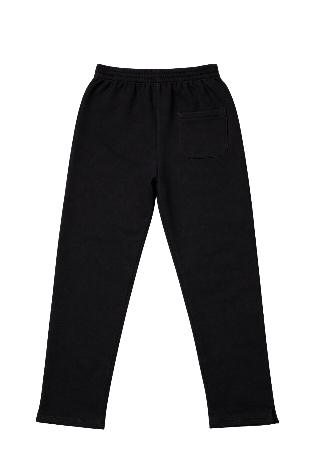 Sweatpants: Straight Fit Wiith Split