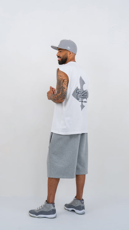 Relaxed Fit Sweat Short - Grey