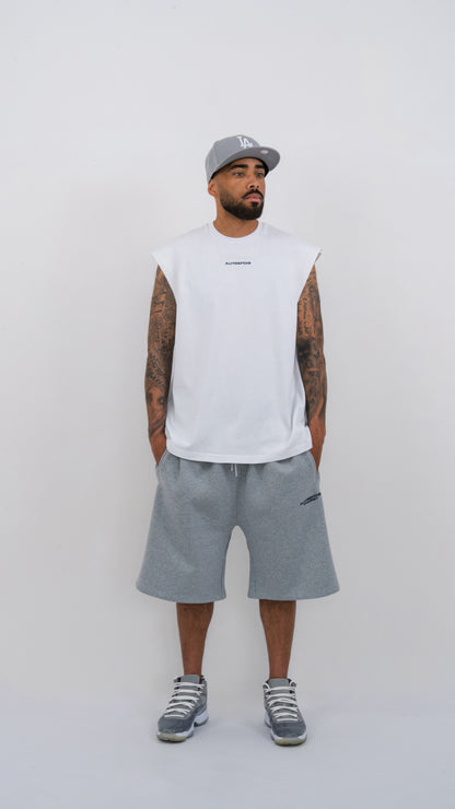 Relaxed Fit Sweat Short - Grey