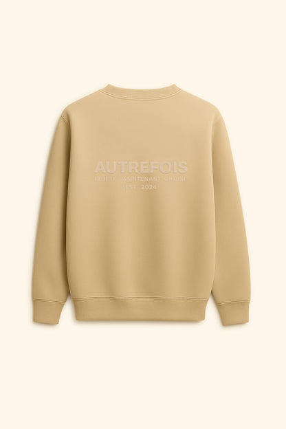 Autrefois - Oversized Sweater in Beige.