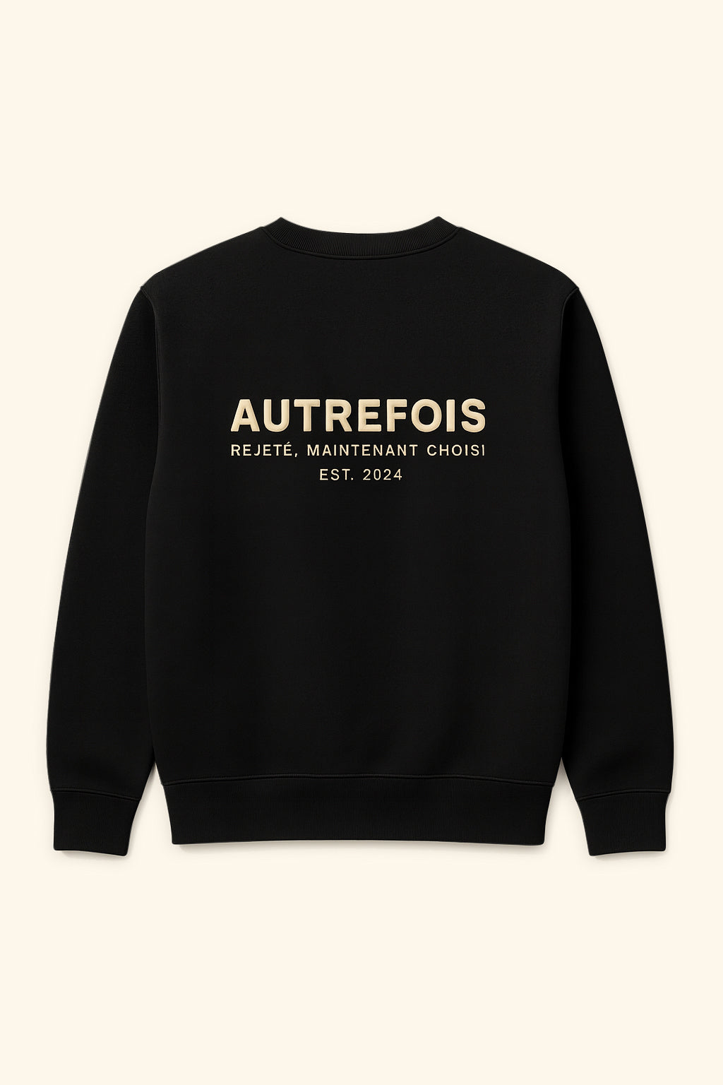 Autrefois - Oversized Sweater in Black.