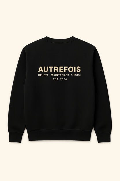 Autrefois - Oversized Sweater in Black.