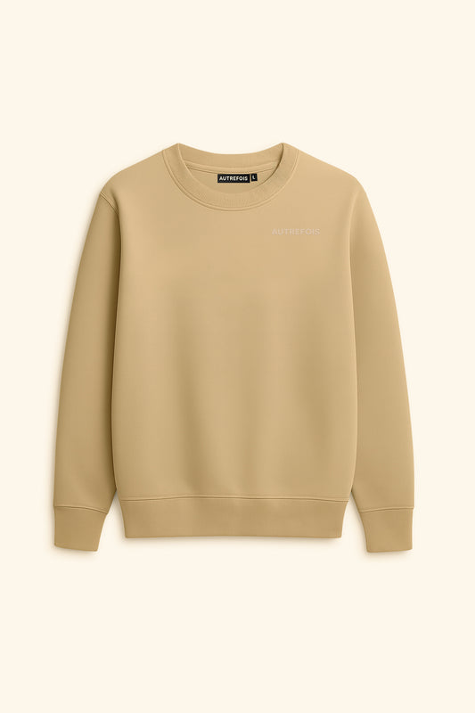 Autrefois - Oversized Sweater in Beige.