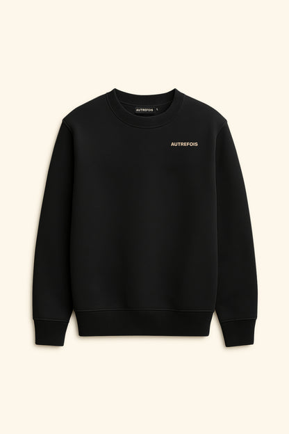 Autrefois - Oversized Sweater in Black.