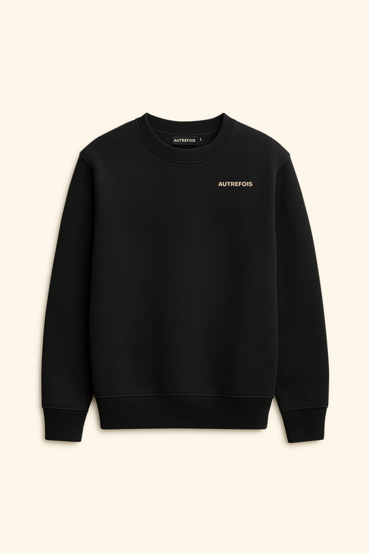 Autrefois - Oversized Sweater in Black.