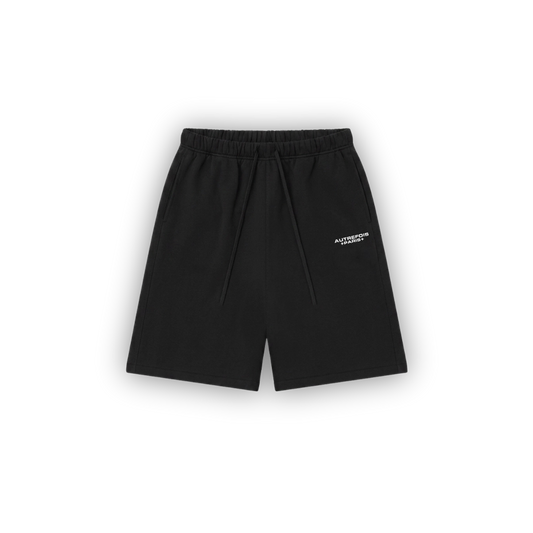 Relaxed Fit Sweat Short - Black