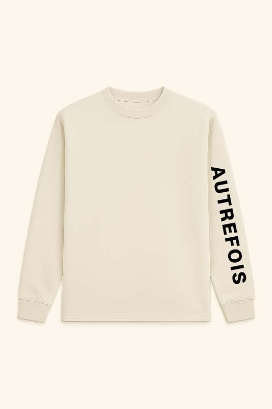 Autrefois - Oversized longsleeve in Off white0